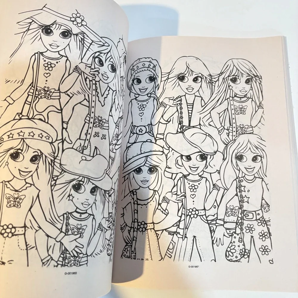 Get Together Girls Jumbo Coloring and Activity Book Y2K Fashion Tear-Out Pages